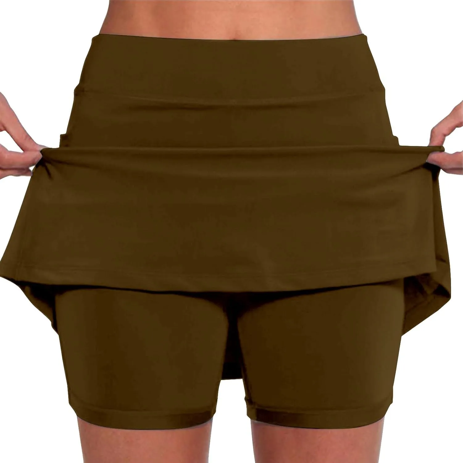 Yoga Shorts for Women Plus Size Lightweight Elastic Waist Short Pants Cycling Hiking Running Activewear