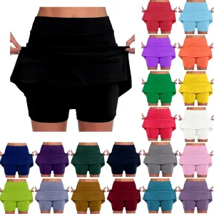 Yoga Shorts for Women Plus Size Lightweight Elastic Waist Short Pants Cycling Hiking Running Activewear